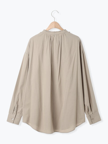 フリルブラウス(オフホワイト/チャコールグレー/ベージュ)|SM2(エスエムツー)通販