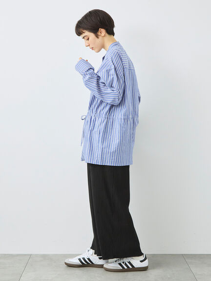 無地柄アソートドロストブラウス(オフホワイト/ブルー/キナリ)|SM2(エスエムツー)通販