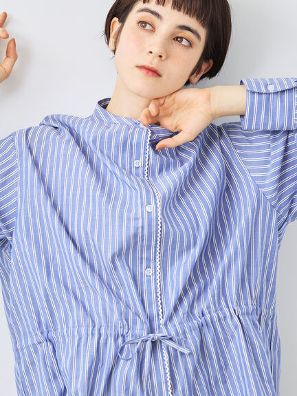 無地柄アソートドロストブラウス(オフホワイト/ブルー/キナリ)|SM2(エスエムツー)通販