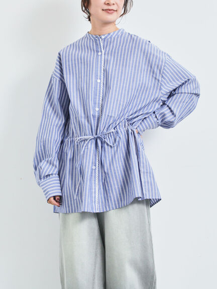 無地柄アソートドロストブラウス(オフホワイト/ブルー/キナリ)|SM2(エスエムツー)通販