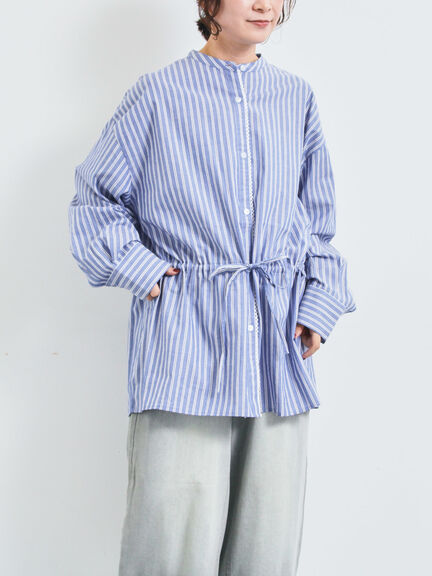 無地柄アソートドロストブラウス(オフホワイト/ブルー/キナリ)|SM2(エスエムツー)通販