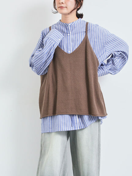 無地柄アソートドロストブラウス(オフホワイト/ブルー/キナリ)|SM2(エスエムツー)通販