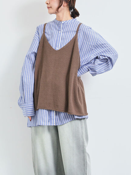 無地柄アソートドロストブラウス(オフホワイト/ブルー/キナリ)|SM2(エスエムツー)通販