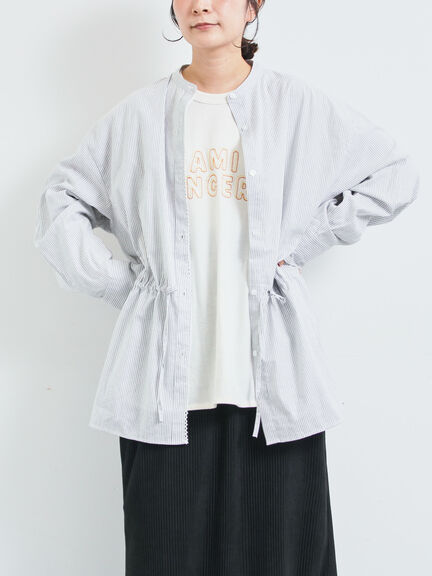 無地柄アソートドロストブラウス(オフホワイト/ブルー/キナリ)|SM2(エスエムツー)通販