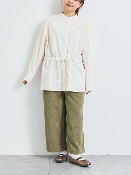 無地柄アソートドロストブラウス(オフホワイト/ブルー/キナリ)|SM2(エスエムツー)通販