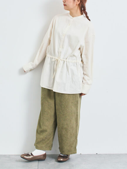 無地柄アソートドロストブラウス(オフホワイト/ブルー/キナリ)|SM2(エスエムツー)通販