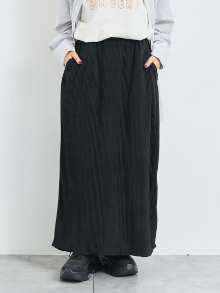 アソート楊柳プリーツスカート(グレー/チャコールグレー/ブラック)|SM2(エスエムツー)通販