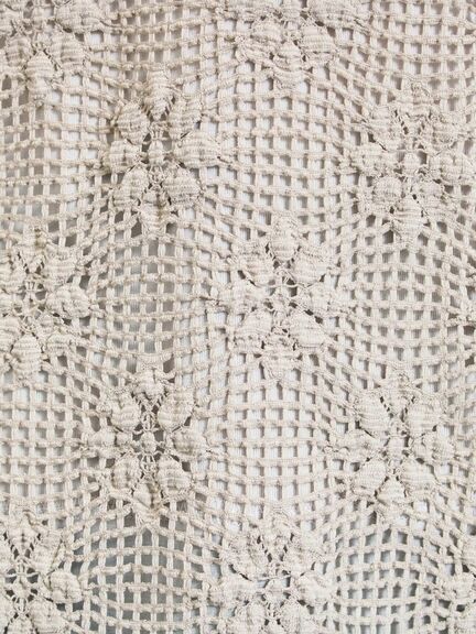 透かし柄ふくれジャカードプルオーバー(グレー/ブラック/キナリ)|SM2(エスエムツー)通販