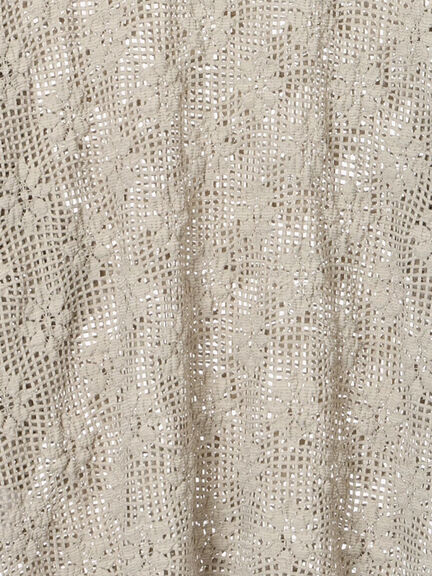 透かし柄ふくれジャカードプルオーバー(グレー/ブラック/キナリ)|SM2(エスエムツー)通販