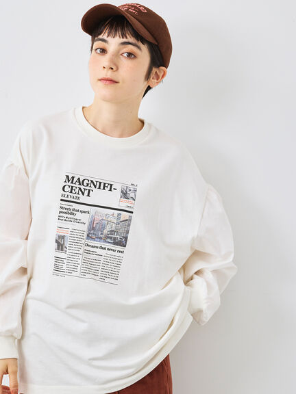 袖布帛インレイロゴプルオーバー(オフホワイト/チャコールグレー/ブラック/ボルドー/ブルー)|SM2(エスエムツー)通販