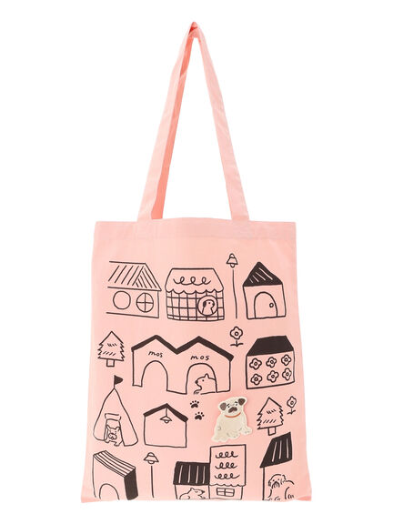 【yukino×SamansaMos2home’s】ブローチ付バッグ(ピンク/グリーン)|Samansa Mos2 home's(サマンサモスモスホームズ)通販