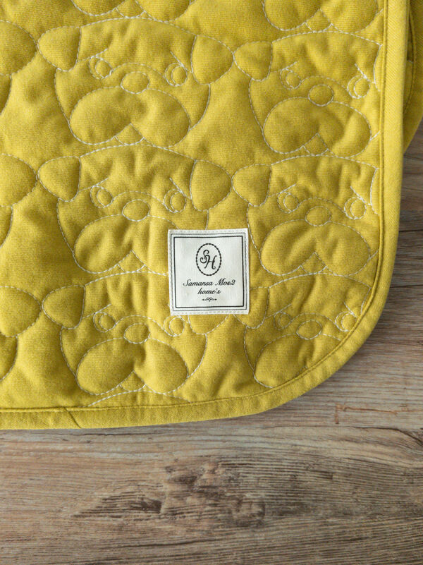 【yukino×SamansaMos2home’s】キルトブランケット(マスタード)|Samansa Mos2 home's(サマンサモスモスホームズ)通販