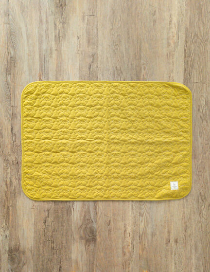 【yukino×SamansaMos2home’s】キルトブランケット(ベージュ/マスタード)|Samansa Mos2 home's(サマンサモスモスホームズ)通販