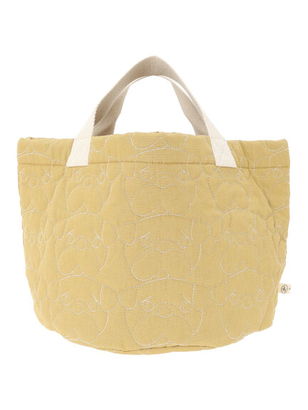 【yukino×SamansaMos2home’s】キルトバッグ(ベージュ/マスタード)|Samansa Mos2 home's(サマンサモスモスホームズ)通販