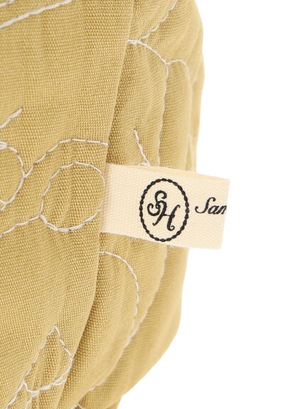 【yukino×SamansaMos2home’s】キルトバッグ(ベージュ/マスタード)|Samansa Mos2 home's(サマンサモスモスホームズ)通販