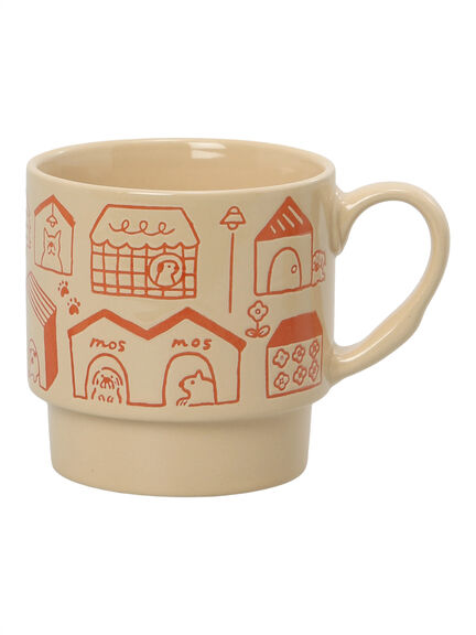 【yukino×SamansaMos2home’s】マグカップ(ピンク/ベージュ)|Samansa Mos2 home's(サマンサモスモスホームズ)通販