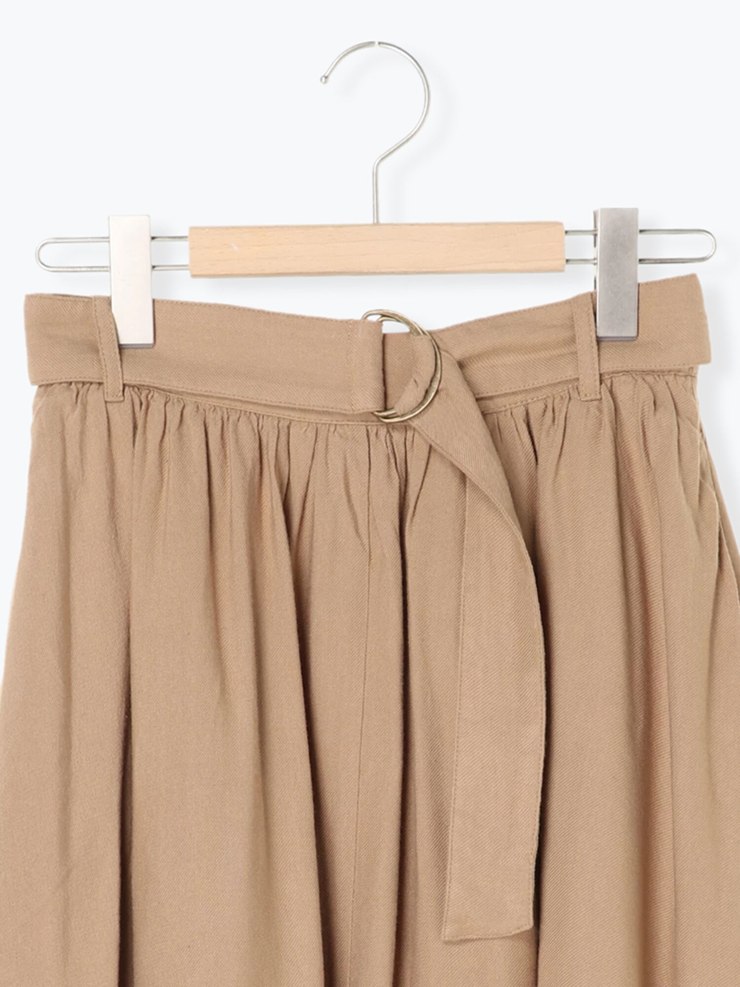 セール ベルト付フレアスカート チャコールグレー ブラック ベージュ ブラウン キャメル ボトムス Sm2 サマンサ モスモス 公式通販