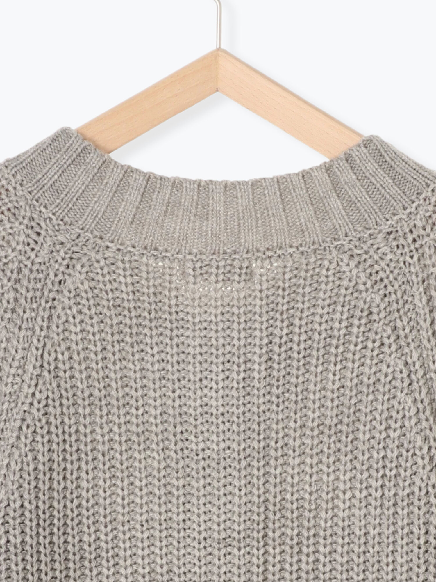 セール 畦編みニットカーディガン グレー ブラウン キナリ トップス Sm2 サマンサ モスモス 公式通販