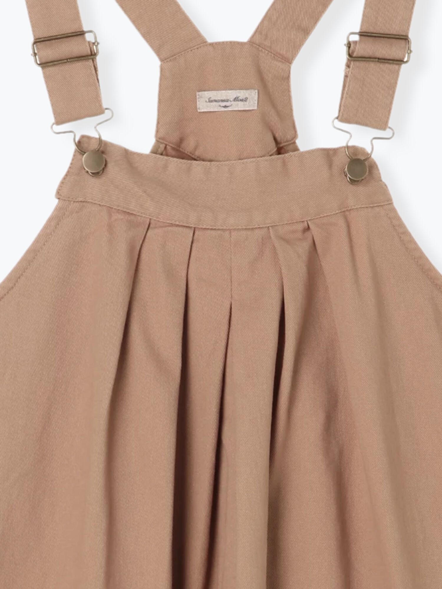 ツイル脇釦ジャンパースカート チャコールグレー ベージュ キナリ ワンピース Sm2 サマンサ モスモス 公式通販
