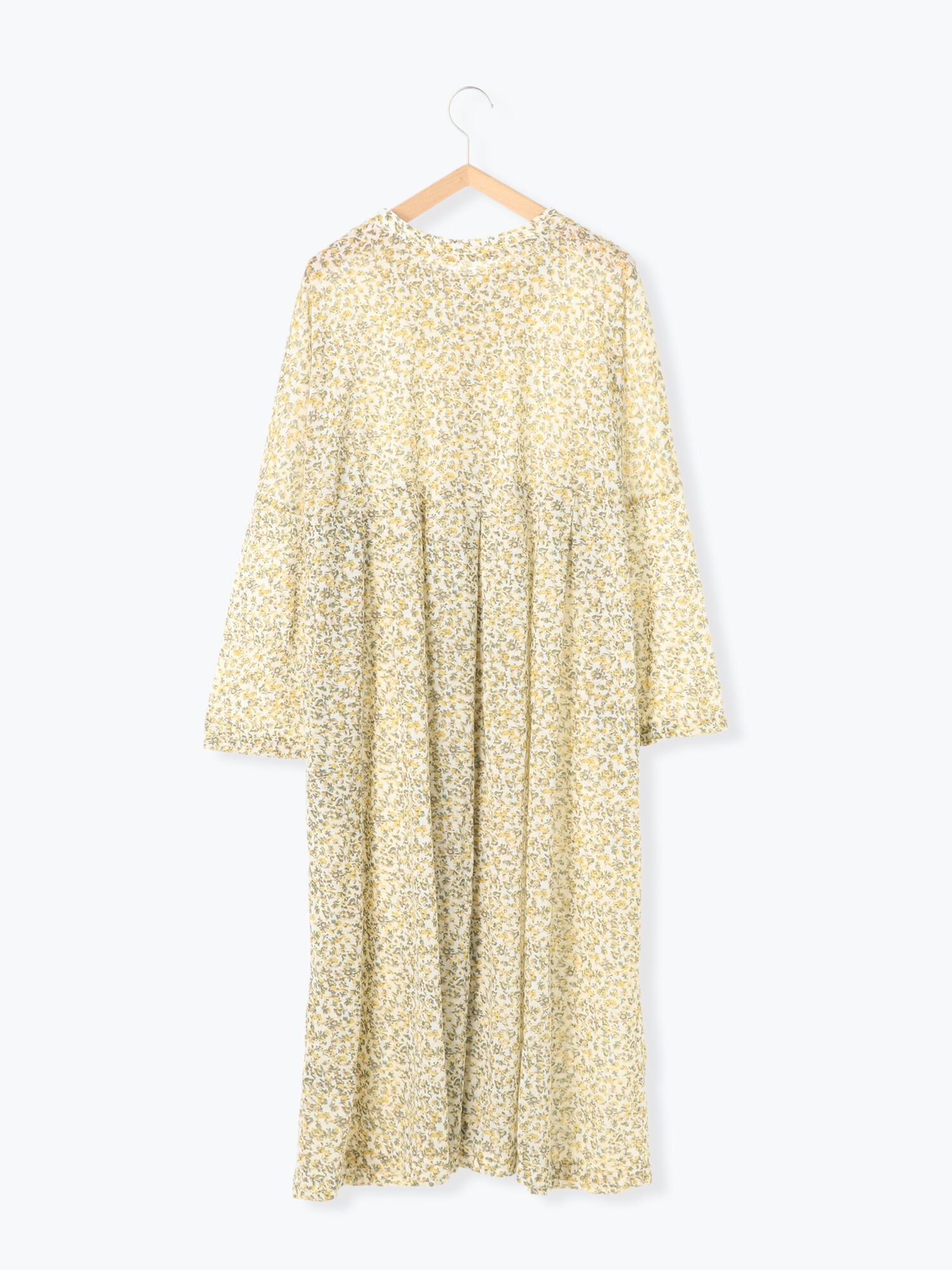 セール 前後着ニットワンピース チャコールグレー イエロー キナリ ワンピース Sm2 サマンサ モスモス 公式通販