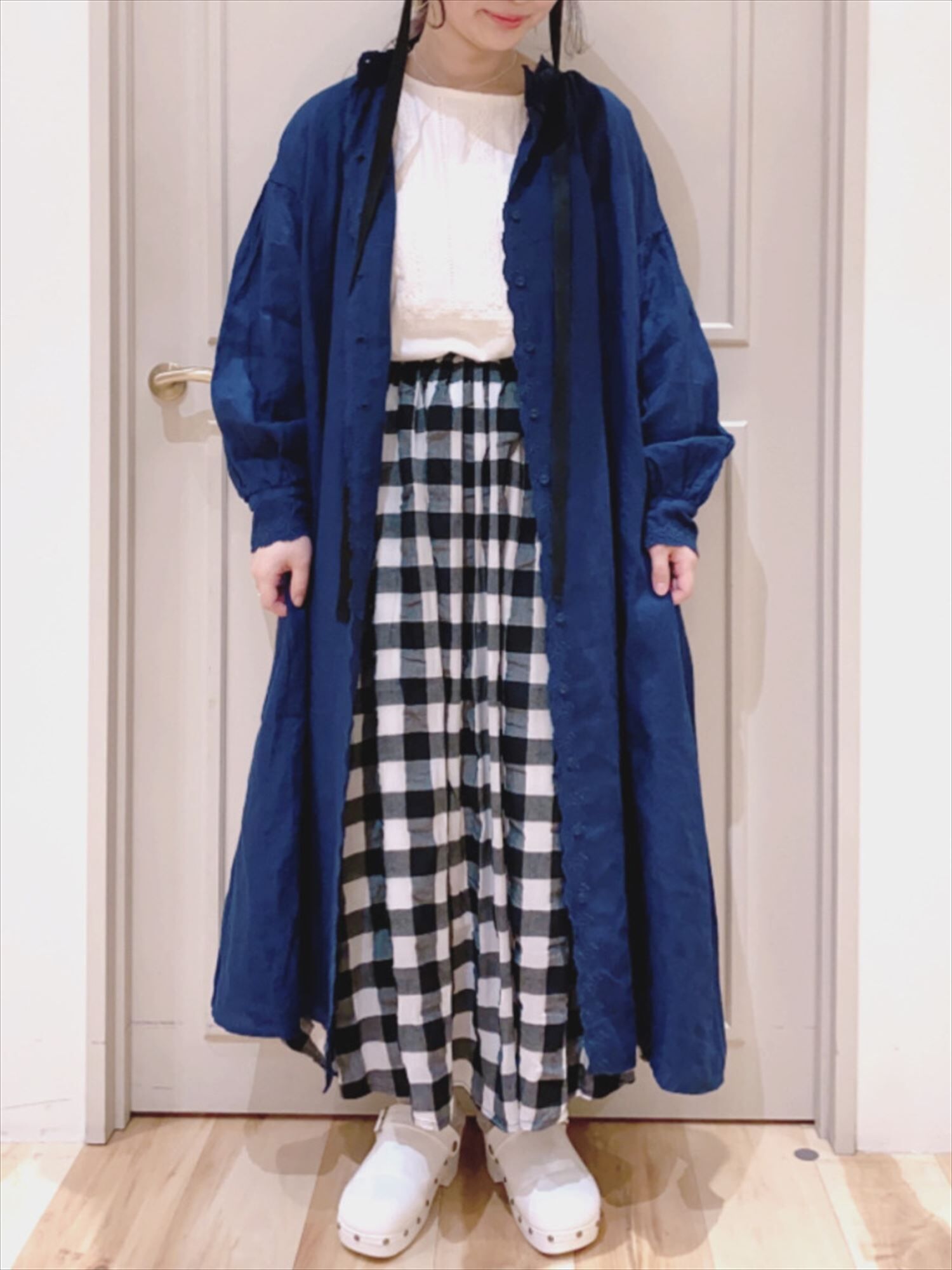35th Slowlinen スカーフ刺繍ワンピース グレー ミント ネイビー ラベンダー ワンピース Sm2 サマンサ モスモス 公式通販