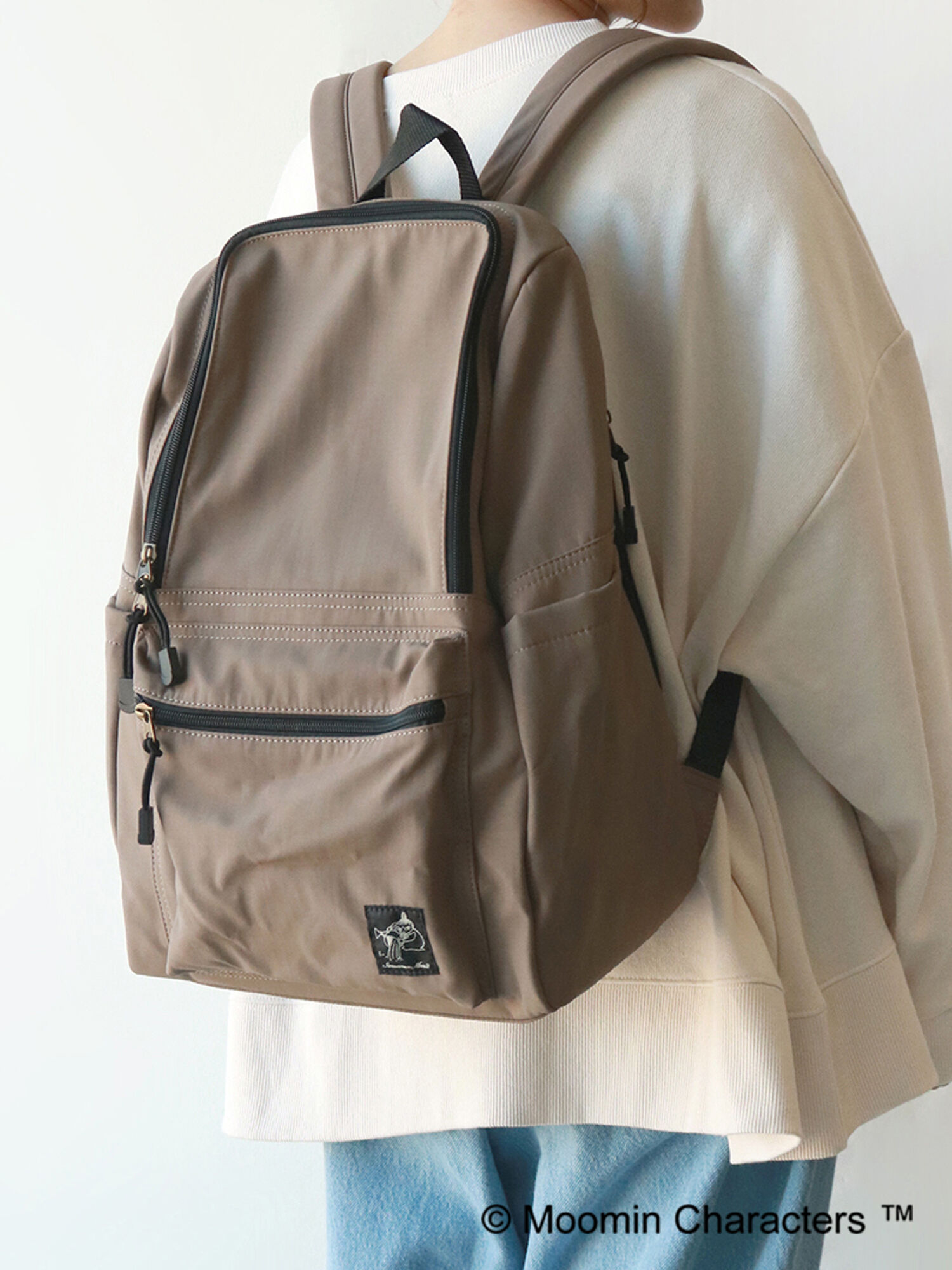 ムーミン インナー総柄リュック ブラック モカ ミント バッグ Sm2 サマンサ モスモス 公式通販