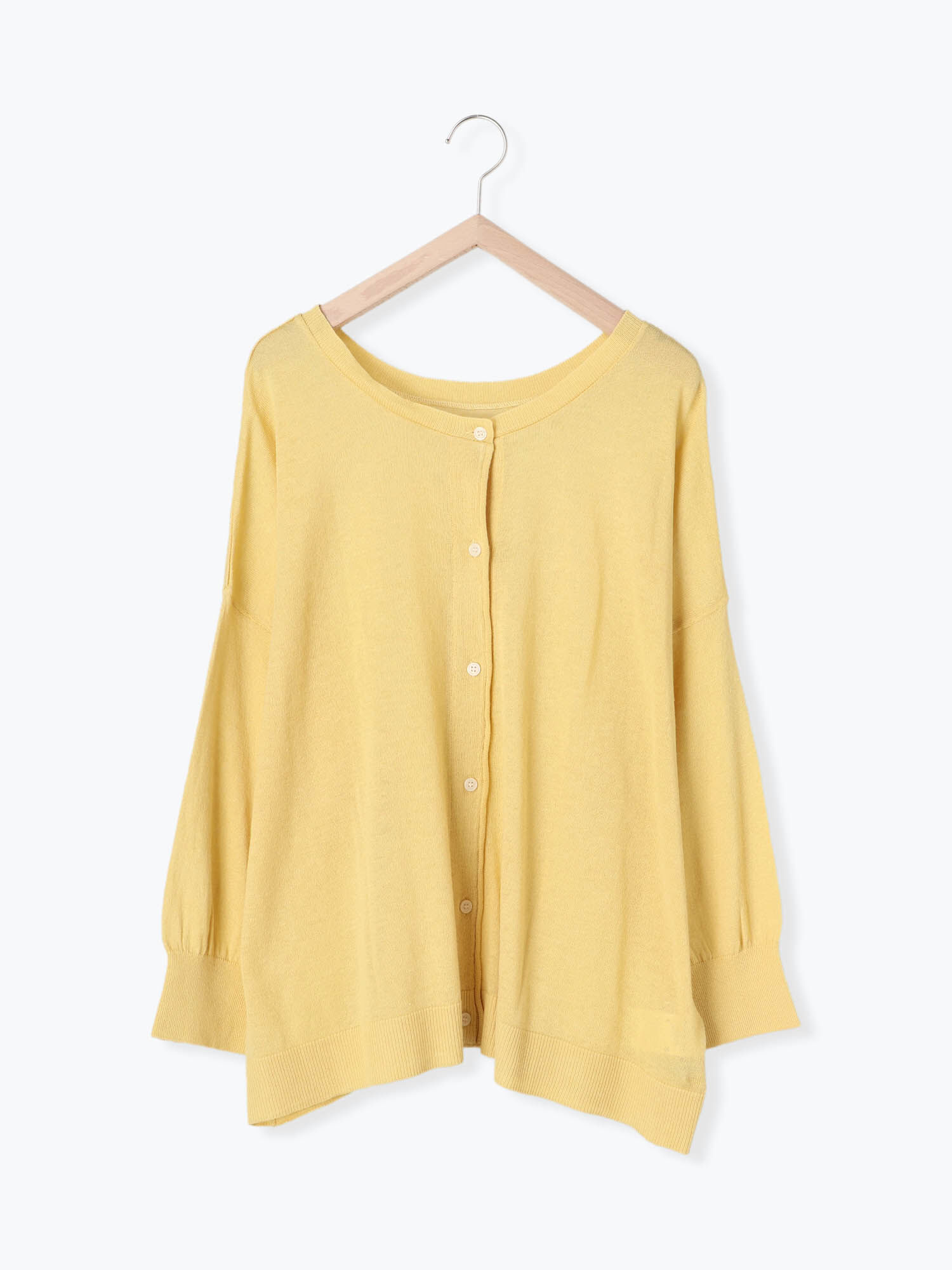 セール 前後着ゆるニット チャコールグレー モカ イエロー ブルー キナリ トップス Sm2 サマンサ モスモス 公式通販