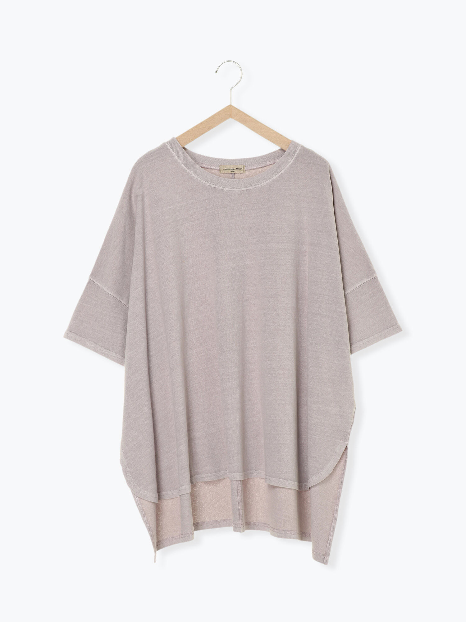 セール ピグメント加工ポンチョチュニック オフホワイト ピンク ベージュ トップス Sm2 サマンサ モスモス 公式通販