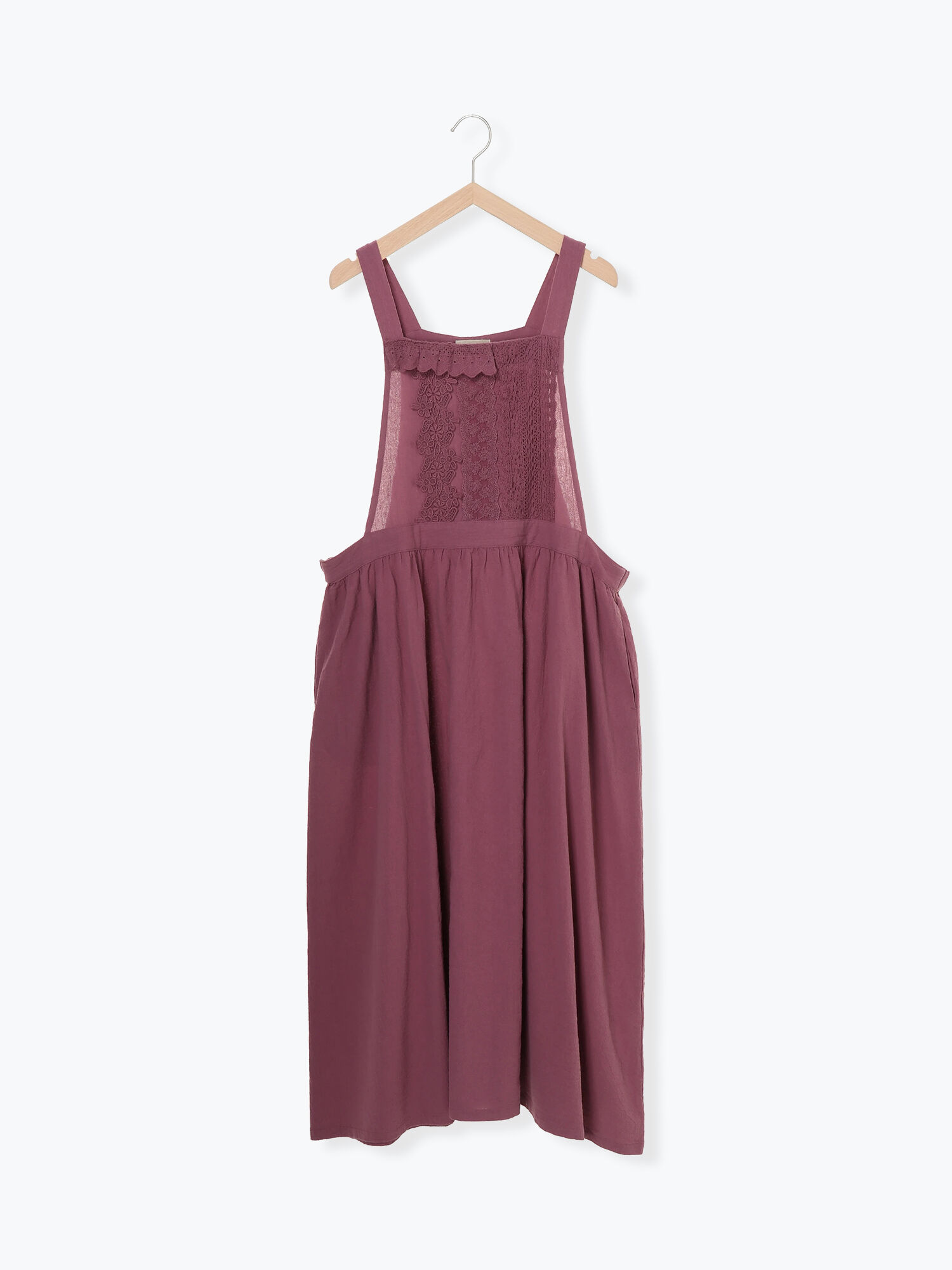 セール レース貼りノースリワンピース ブラック ボルドー グリーン キナリ ワンピース Sm2 サマンサ モスモス 公式通販