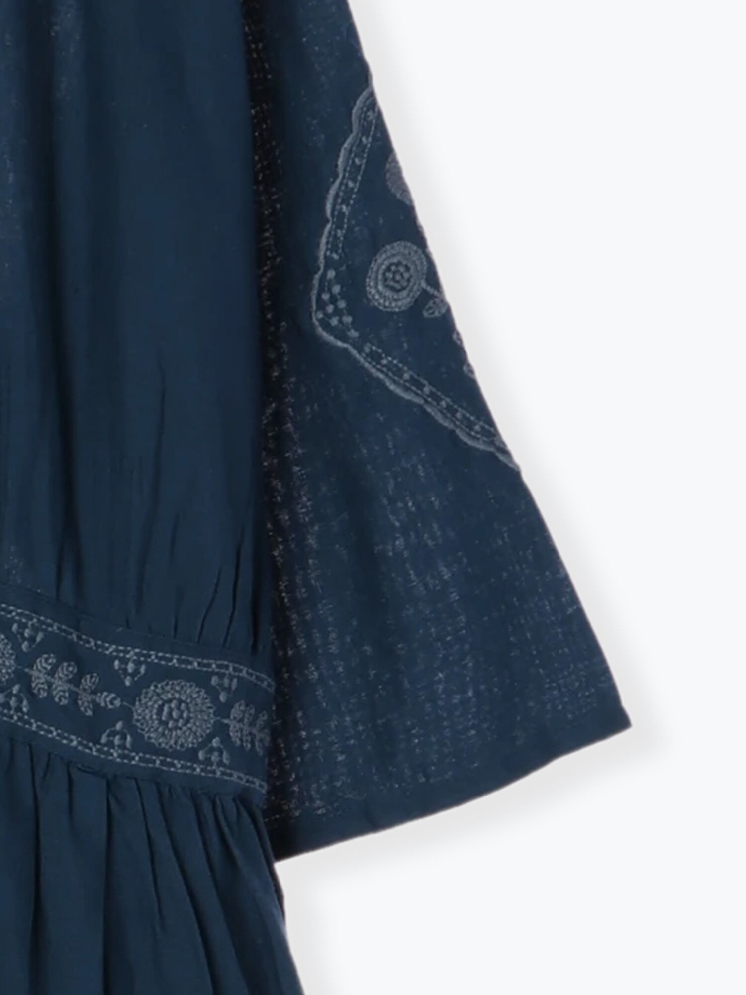 セール お花刺繍ワンピース ベージュ ダークブラウン ブルー ワンピース Sm2 サマンサ モスモス 公式通販