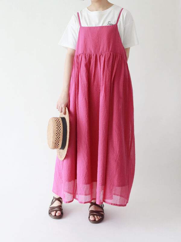 セール コットンボイルキャミワンピース ブラック ピンク ベージュ ワンピース Sm2 サマンサ モスモス 公式通販
