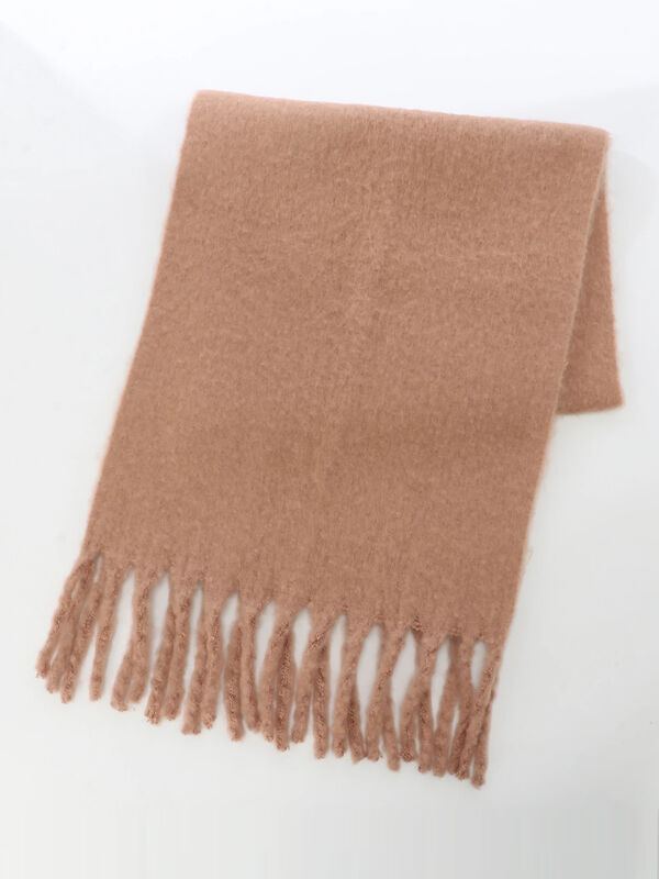 セール ボリュームフリンジマフラー ピンク ベージュ ミント アクセサリー ストール マフラー Sm2 サマンサ モスモス 公式通販