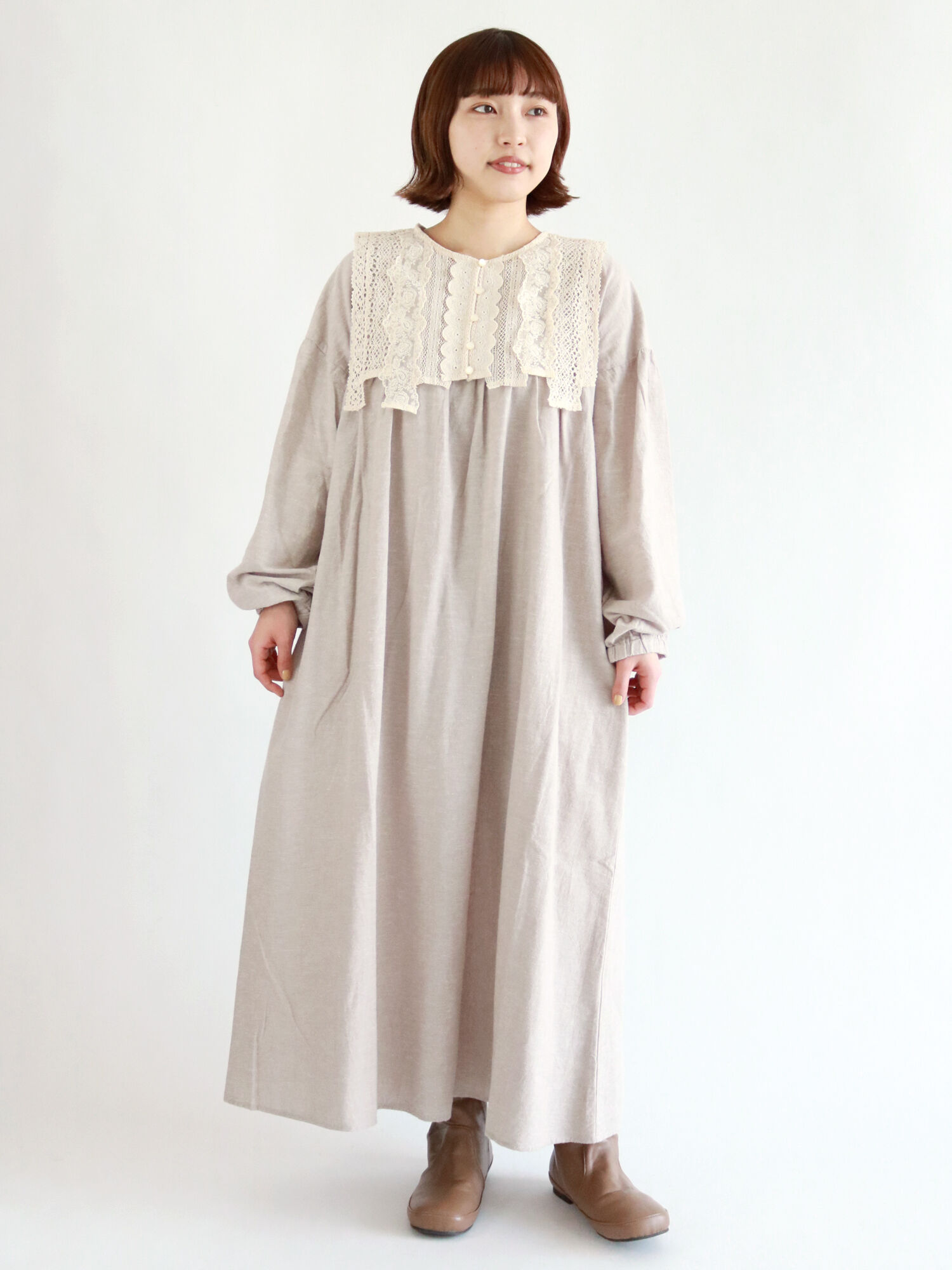 セール 取り外しレース付ワンピース チャコールグレー ベージュ ブルー キナリ ワンピース Sm2 サマンサ モスモス 公式通販 セール 取り外しレース付ワンピース チャコールグレー ベージュ ブルー キナリ ワンピース Sm2 サマンサ モスモス 公式通販