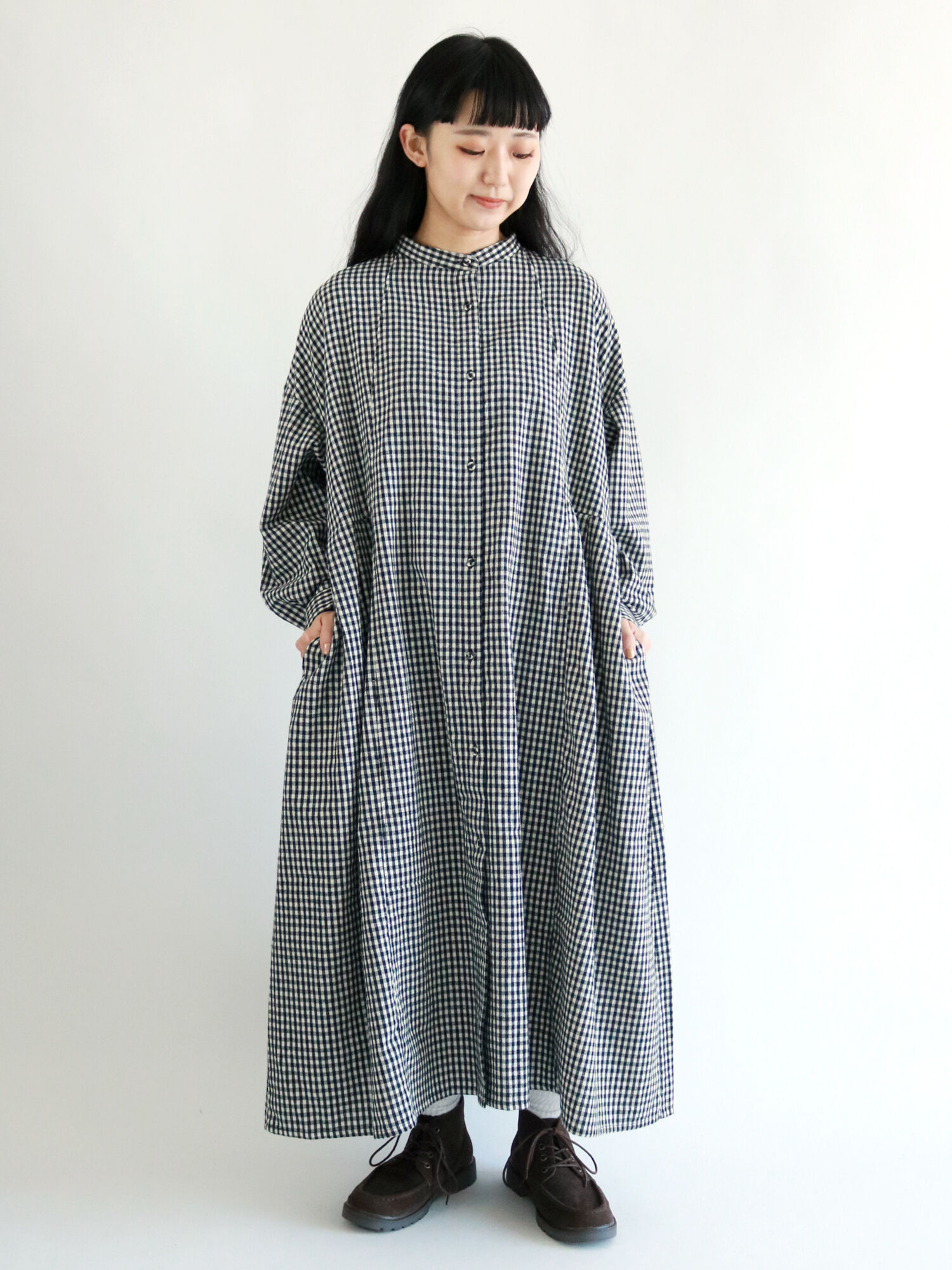 セール 脇切替タックワンピース チャコールグレー ブラック ピンク ベージュ ミント ワンピース Sm2 サマンサ モスモス 公式通販