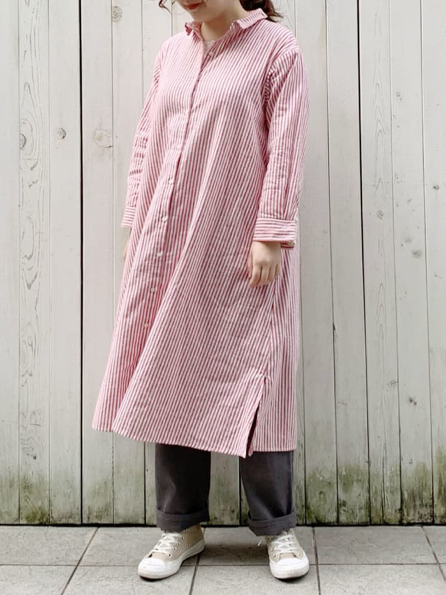 セール シャツワンピース ブラック レッド ブルー ラベンダー キナリ ワンピース Sm2 サマンサ モスモス 公式通販