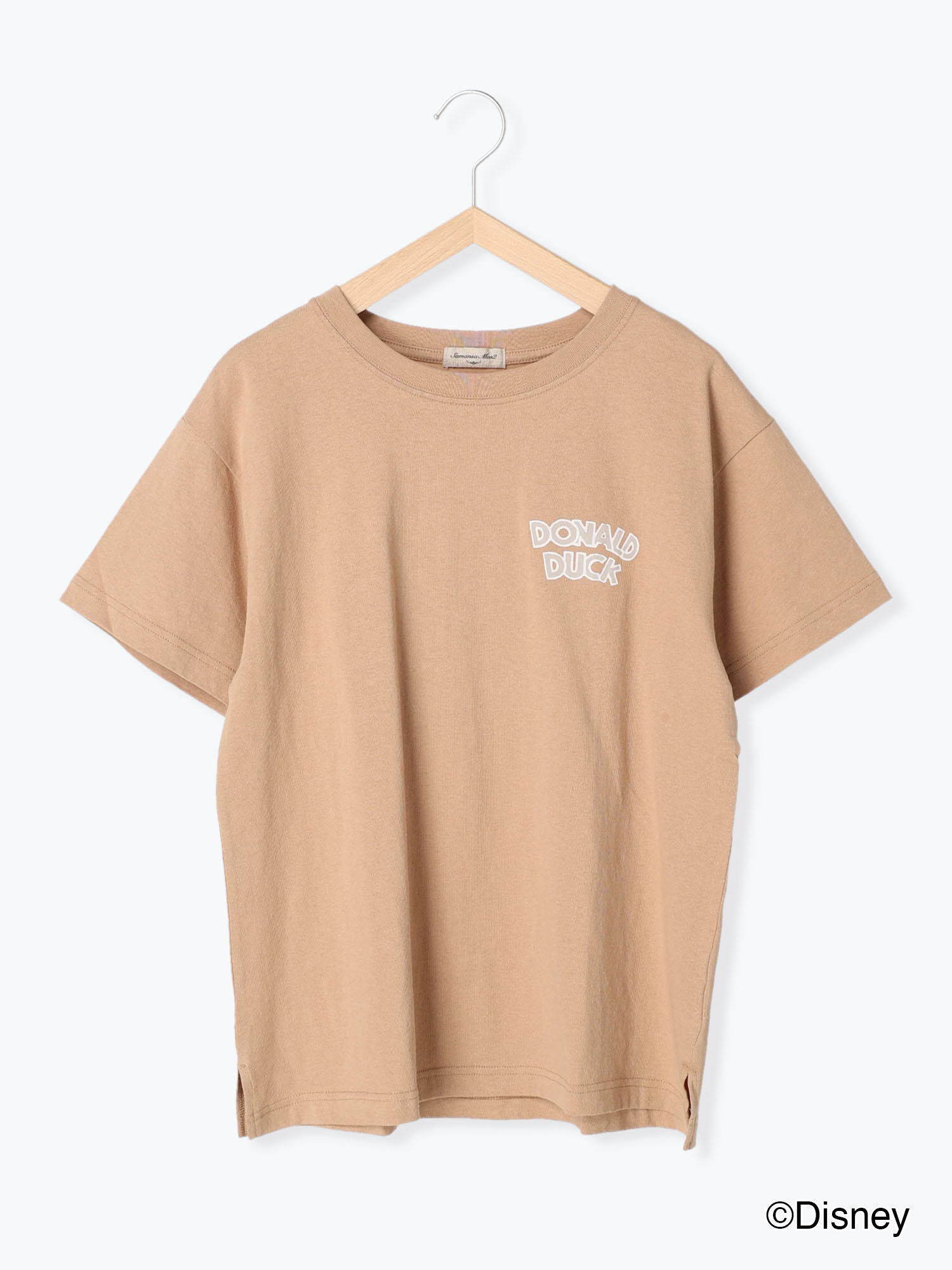 セール Disney ドナルド モチーフバックプリントtシャツ オフホワイト チャコールグレー ベージュ ブルー トップス Tシャツ Sm2 サマンサ モスモス 公式通販