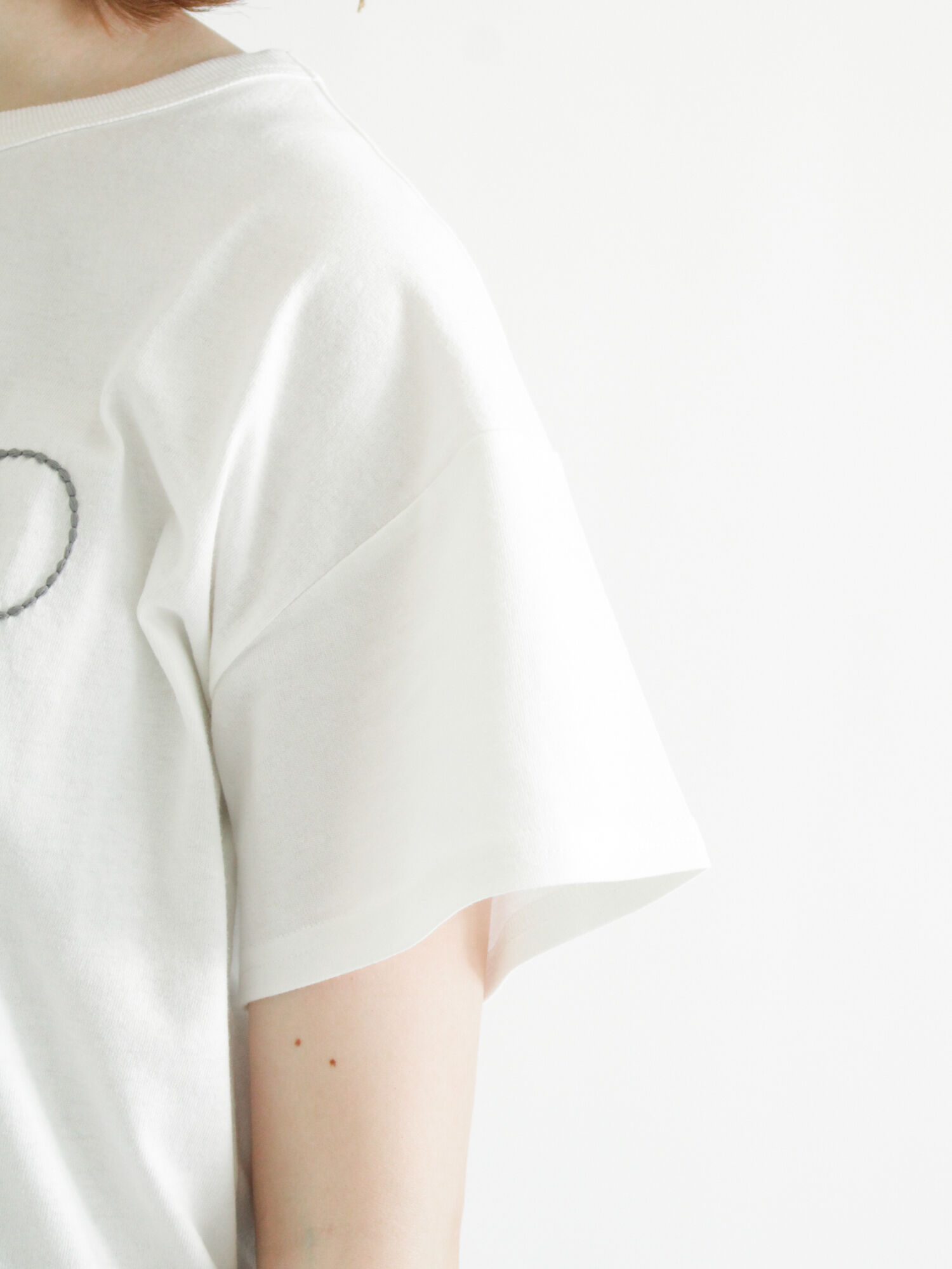 セール ぽこぽこ刺繍半袖tシャツ オフホワイト チャコールグレー ピンク ベージュ グリーン トップス Tシャツ Sm2 サマンサ モスモス 公式通販