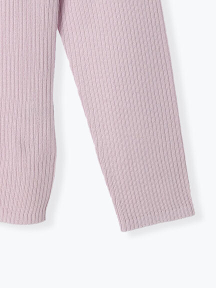 【マシンウォッシャブル】フリルリブタートルネックニット（オフホワイト/チャコールグレー/ブルー/パープル）｜Samansa Mos2（サマンサ モスモス）通販