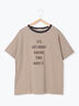 フロッキープリントボーダーTシャツ（ベージュ/マスタード/グリーン/ブルー）｜Samansa Mos2（サマンサ モスモス）通販