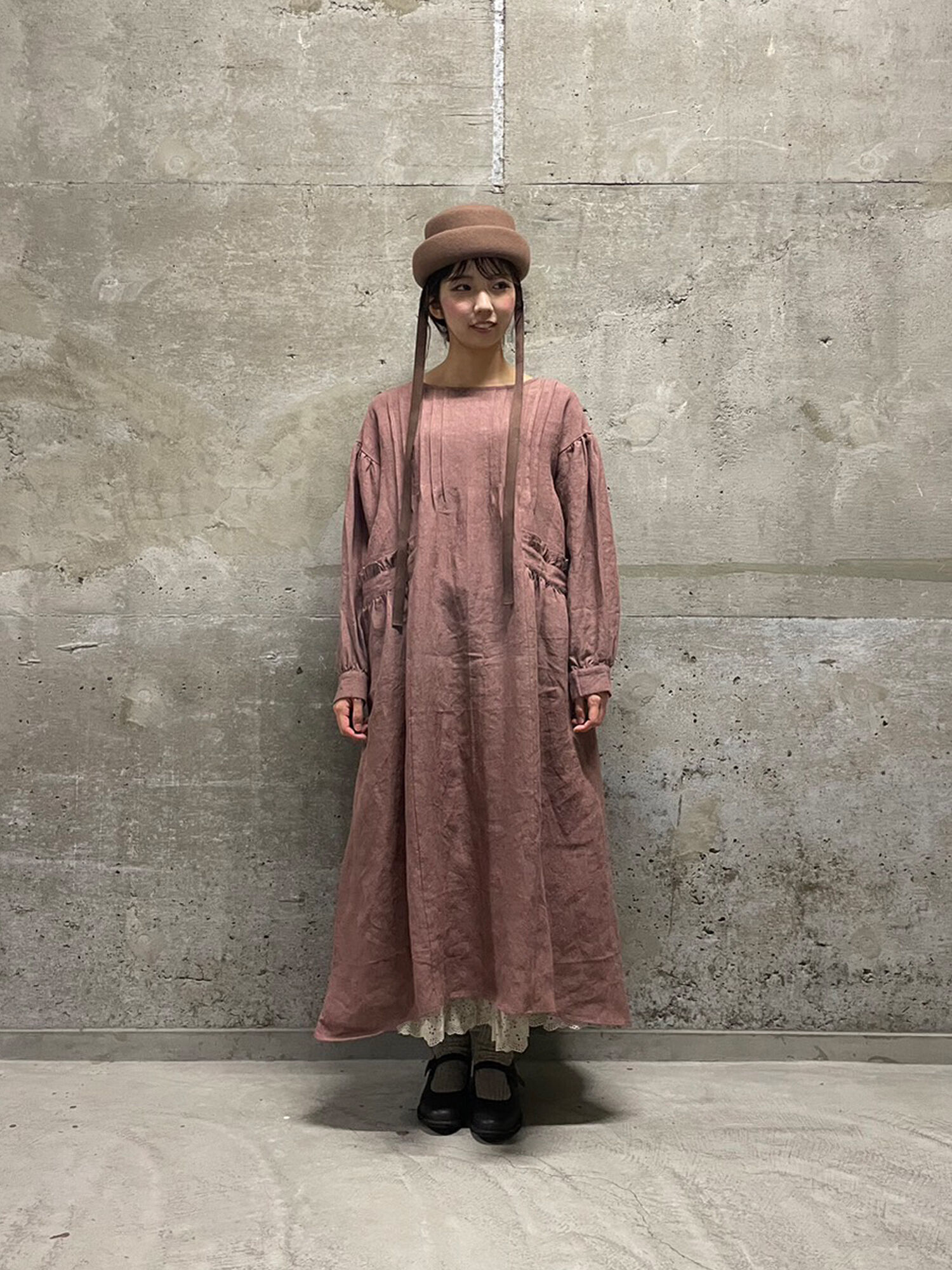 脇タックワンピース 立川限定 ピンク モカ ブラウン キナリ ワンピース ワンピース Sm2 サマンサ モスモス 公式通販