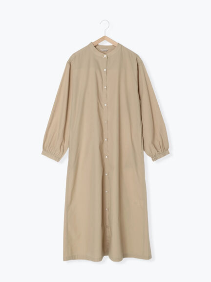 【リンネル5月号掲載アイテム】【イージーケア+UVカット】お手入れラクラクシャツワンピ（ピンク/ベージュ/イエロー/ミント/ブルー/ネイビー）｜Samansa Mos2（サマンサ モスモス）通販