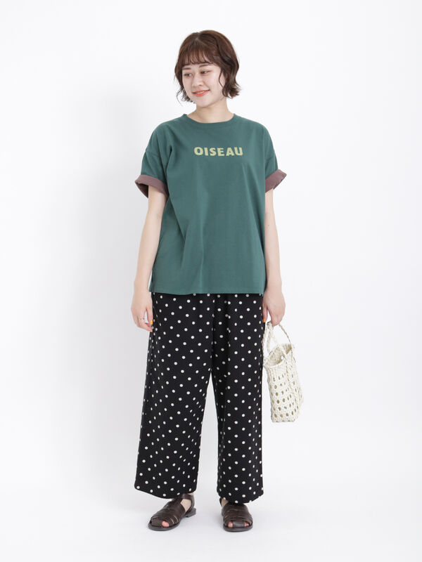 至高 tシャツ Tシャツ 袖配色プリントアソートTシャツ