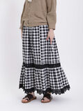 【Lace collection】ティアードレーススカート（ブラック）｜Samansa Mos2（サマンサ モスモス）通販