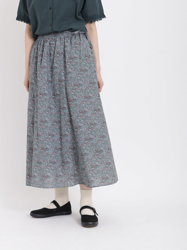 サマンサモスモス×マカベアリス 裾刺繍スカート-