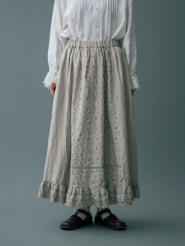 新品！【kazumi×SamansaMos2】刺繍レース3WAYスカート