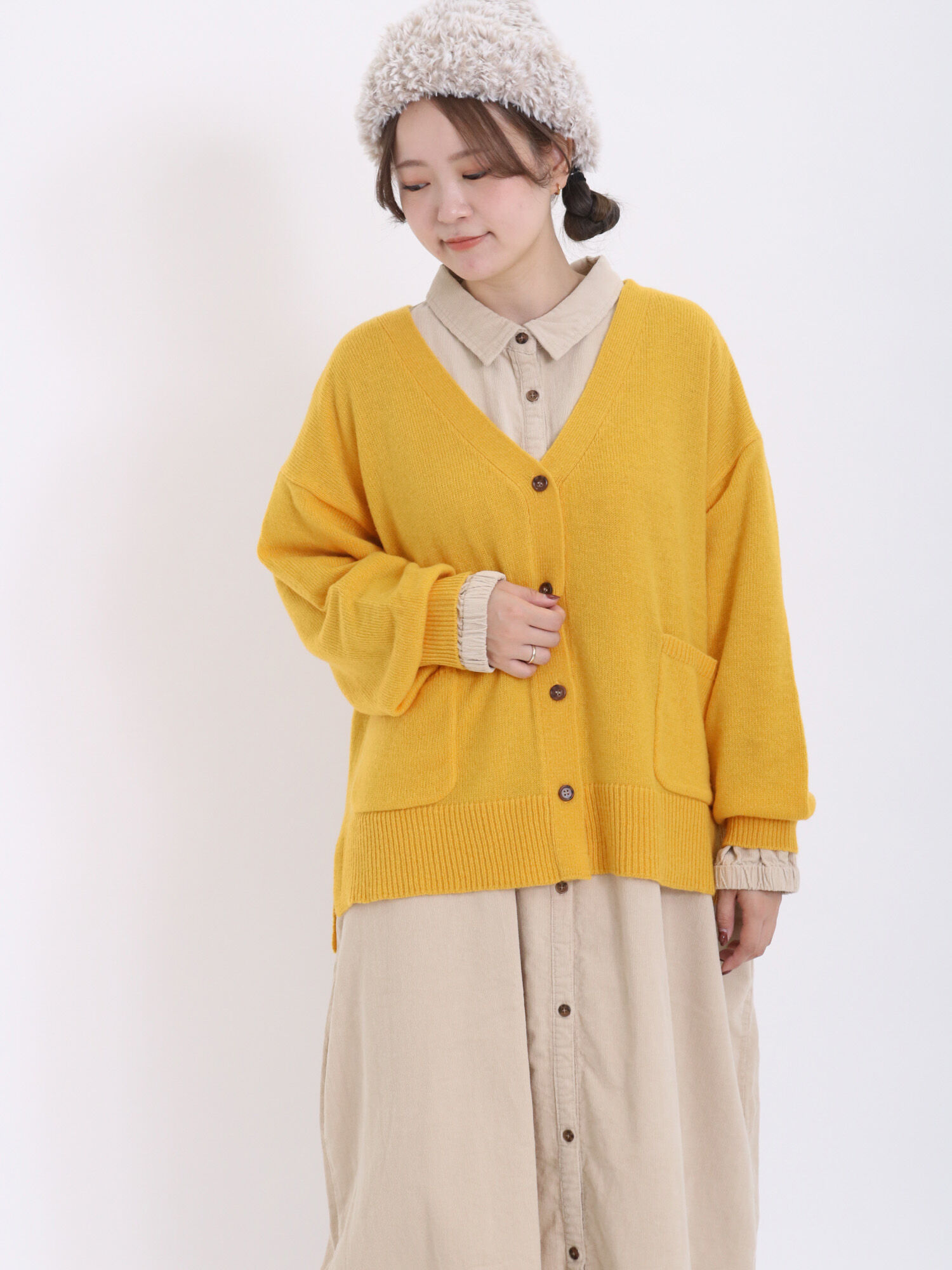 カーディガン(イエロー/黄色系)｜レディースファッション通販のCAN 
