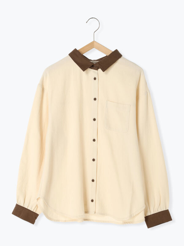 【新品未使用】toteme コーデュロイシャツ　ホワイト　32