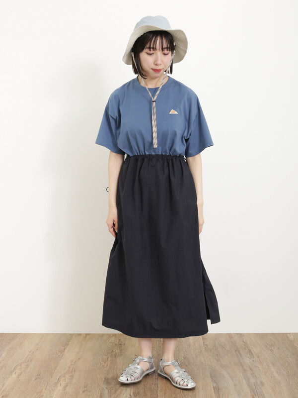 セール】 【KELTY×Samansa Mos2】ナイロン切替ワンピース（オフ 