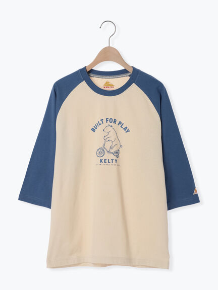 【KELTY×Samansa Mos2】5分袖ラグランTシャツ（ベージュ/ブラウン/ネイビー）｜Samansa Mos2（サマンサ モスモス）通販