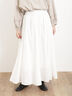 【UVカット】軽やかふんわりスキップスカート（オフホワイト）｜Samansa Mos2（サマンサ モスモス）通販